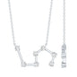 Moissanite Constellation Leo Zodiac Sign Necklace