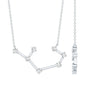 Certified Moissanite Constellation Sagittarius Zodiac Sign Necklace