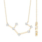 Certified Moissanite Constellation Sagittarius Zodiac Sign Necklace
