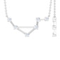 Certified Moissanite Constellation Libra Zodiac Sign Necklace