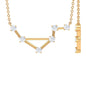 Certified Moissanite Constellation Libra Zodiac Sign Necklace