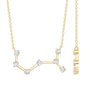 Certified Moissanite Constellation Scorpio Zodiac Necklace