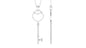 Certified Moissanite Open Heart Key Pendant for Her