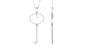 Certified Moissanite Key Pendant for Women