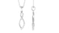 Certified Round Moissanite Infinity Pendant for Women
