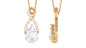 Certified 2.2 Carat Moissanite Infinity Pendant Necklace for Women