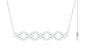 Certified Moissanite Bar Necklace for Women