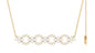 Certified Moissanite Bar Necklace for Women