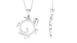 Certified Moissanite Turtle Shape Pendant Necklace