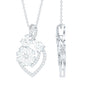 Certified Moissanite Designer Infinity Necklace With Chain
