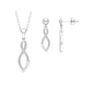 Diamond Infinity Jewelry Set for Women