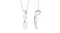 Minimal Diamond Infinity Pendant Necklace for Women
