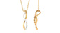 Minimal Diamond Infinity Pendant Necklace for Women