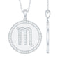 Certified Moissanite Scorpio Zodiac Pendant for Women