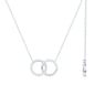 Certified Diamond Circle Pendant Necklace