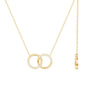 Certified Diamond Circle Pendant Necklace