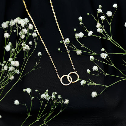 Certified Diamond Circle Pendant Necklace