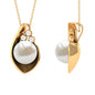 11 Carat Real Freshwater Pearl Pendant with Diamond
