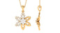 Simple Moissanite Flower Pendant Necklace