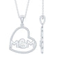 MOM Necklace with Natural Diamond
