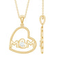 MOM Necklace with Natural Diamond
