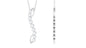 Bezel Set Diamond Designer Dangle Necklace