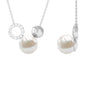 8 Carat Freshwater Pearl and Diamond Mickey Mouse Cocktail Necklace
