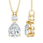 Certified Moissanite Wedding Necklace for Bride