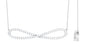 Pave Set Moissanite Infinity Necklace with Certificate