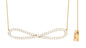 Pave Set Moissanite Infinity Necklace with Certificate