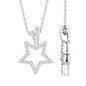 Certified Moissanite Star Shape Pendant