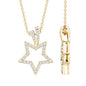 Certified Moissanite Star Shape Pendant