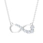 Diamond Infinity Pendant Necklace For Women