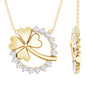 Certified Diamond Lucky 4 Leaf Necklace