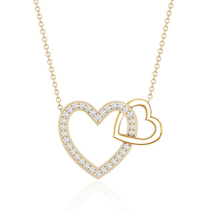 Diamond 2 Heart Promise Necklace