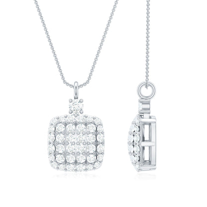 Certified Brilliant Cut Diamond Pendant Necklace