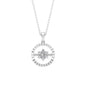 Diamond Flower Cluster Necklace for Women