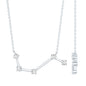 Moissanite Aries Constellation Necklace for Women