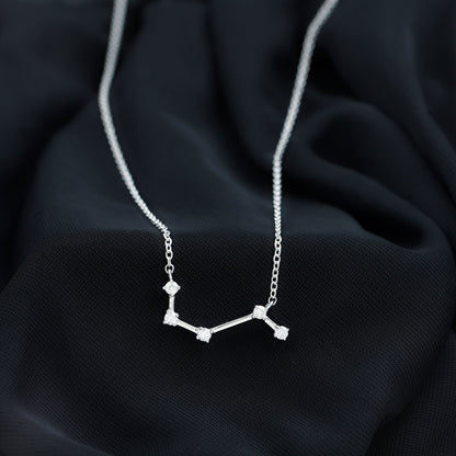 Moissanite Aries Constellation Necklace for Women