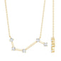 Moissanite Aries Constellation Necklace for Women