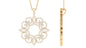 Certified Moissanite Vintage Inspired Pendant Necklace