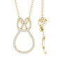 Certified Lab Grown Diamond Infinity Love Knot Necklace For Her