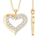 Certified Lab Grown Diamond Designer Heart Necklace For Women