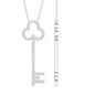 Certified Lab Grown Diamond Key Necklace For Women