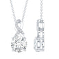 2 Carat Lab Grown Diamond Infinity Pendant Necklace