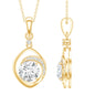 Lab Grown Diamond 2 Carat Solitaire Necklace