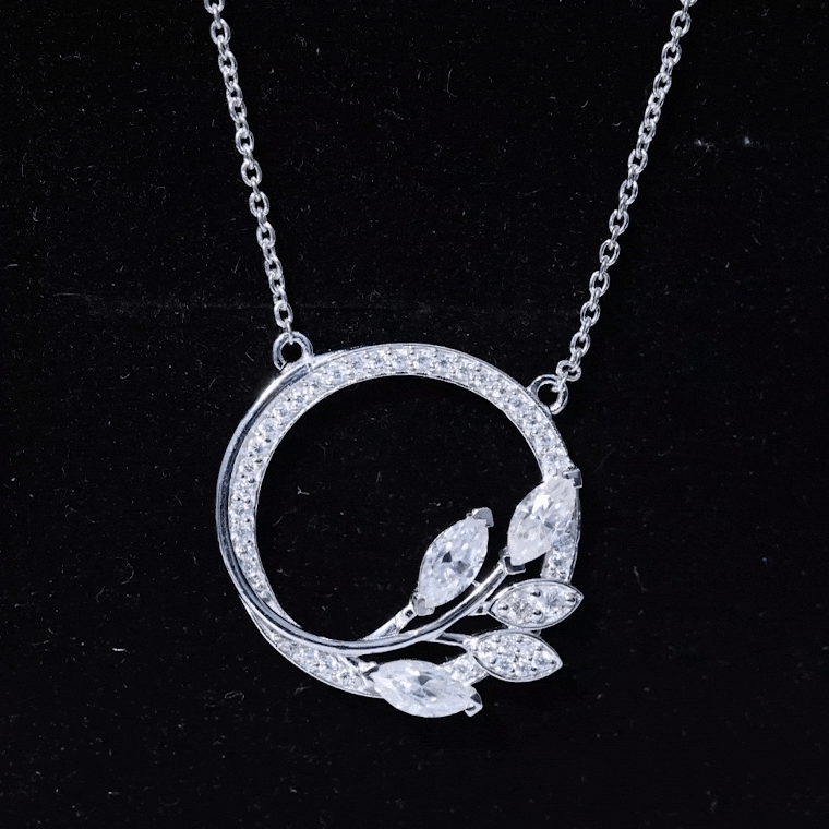 Nature Inspired Lab Grown Diamond Eternity Necklace