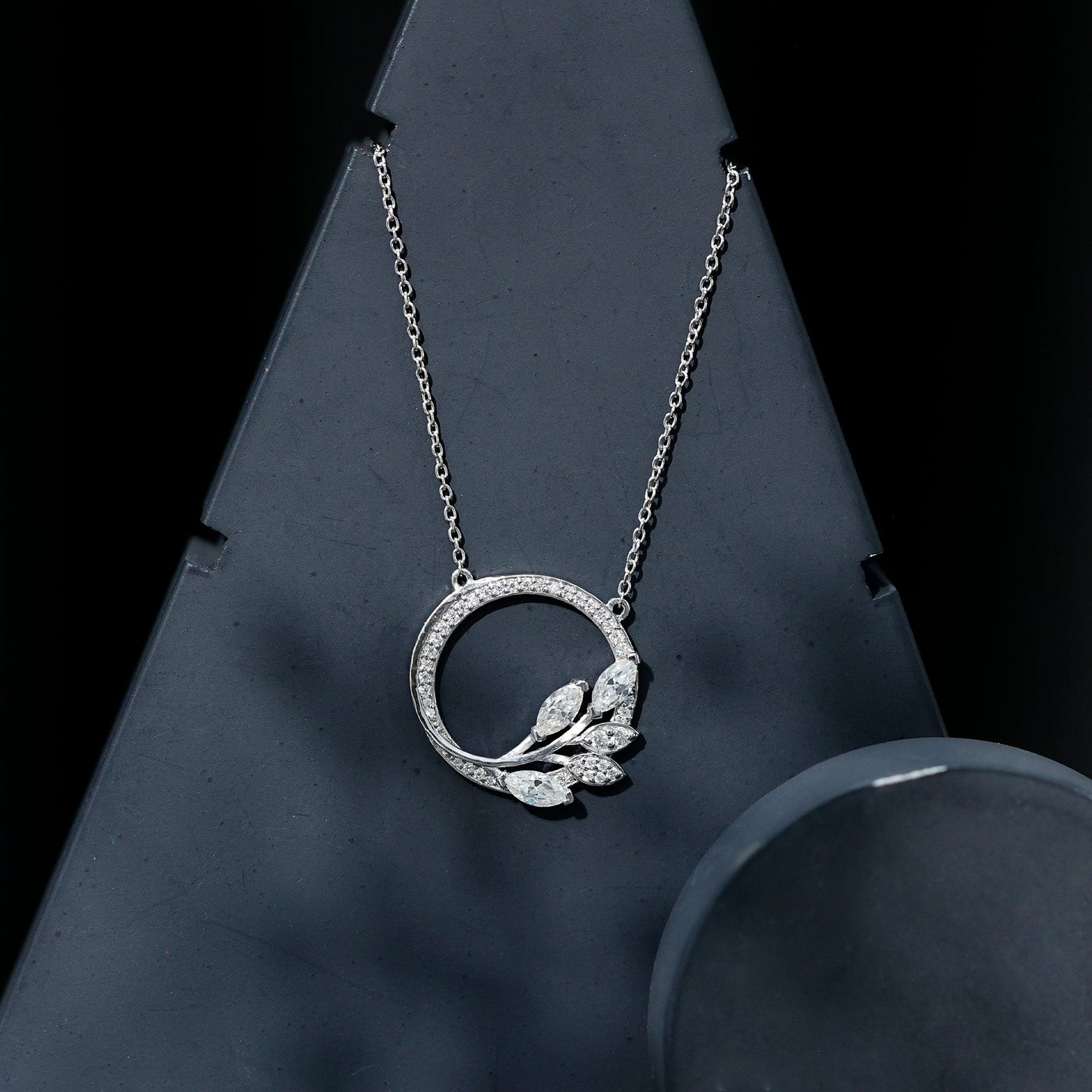 Nature Inspired Lab Grown Diamond Eternity Necklace
