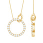 Natural Diamond Eternity Necklace for Women