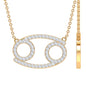 Certified Lab Grown Diamond Star Sign Cancer Necklace
